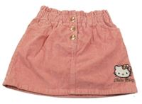 Ružová menšestrová sukňa s Hello Kitty C&A