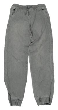 Šedé teplákové jogger rifle Denim Co.