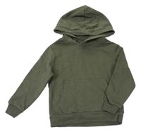 Khaki mikina s kapucňou H&M
