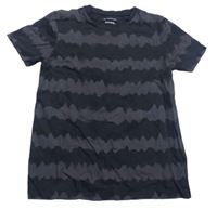 Čierno-sivé vzorované tričko Primark