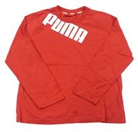 Červené tričko s logom Puma