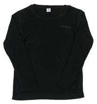 Čierne rebrované thermo tričko Tog24