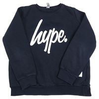 Čierna mikina s logom zn. Hype