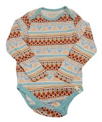 Modro-růžové vzorované body Kuniboo 