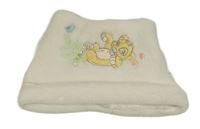 Smotanová chlpatá čapica so Simbou Disney