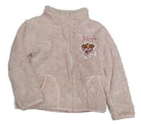 Svetloružová chlpatá prepínaci mikina so Skye