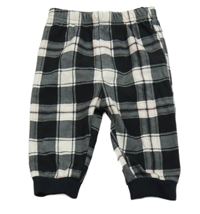 Čierno-biele kockované pyžamové nohavice George