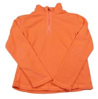 Neónově oranžová funkčná fleecová mikina Protest