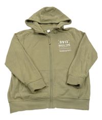 Béžová prepínaci mikina s nápisom Yigga