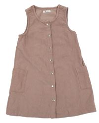 Staroružové rebrované prepínaci šaty V by Very