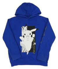 Modrá mikina s Pikachu a kapucí M&S