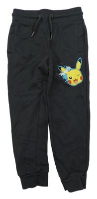Tmavošedé tepláky Pikachu Primark