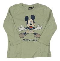 Světlezelené triko s Mickeym Disney 