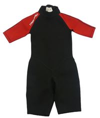Černo-červený neopren s logem TRIBORD
