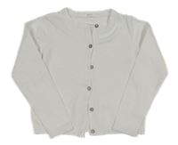 Biely prepínaci crop sveter Next