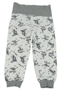 Bielo-sivé tepláky s Bugs Bunnym