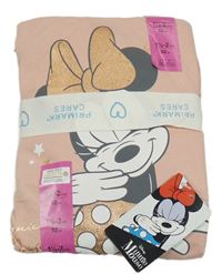 Nové - 2x - Pyžamo s Minnie - Bílo-pudrovo-šedé PRIMARK