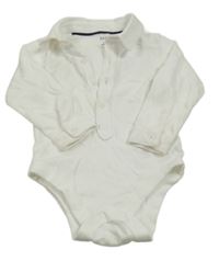 Biele body s golierikom M&S