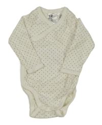 Bílé puntíkaté zavinovací body H&M