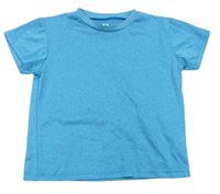 Modré pruhované športové tričko