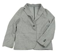 Sivé melírované slávnostné sako Zara