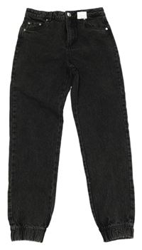 Nové - Černé high waist cuff rifle Page One Young