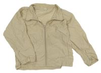 Béžová šušťáková bunda