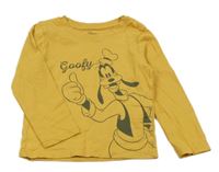 Okrové tričko s Goofym Primark