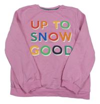 Ružová mikina s nápisom George