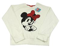 Nové - Smetanová mikina s Minnie Disney