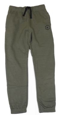 Khaki tepláky s potiskem F&F