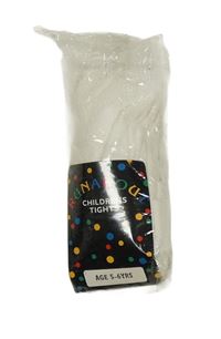 Nové - smotanové vzorované pančuchy