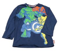 Tmavomodro-barevné triko s Marvel George