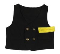 Nové - černá společenská vesta shein