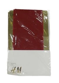 Nové - rubínové třpytivé silonky H&M
