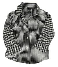 Černo-bílá kostkovaná košile H&M
