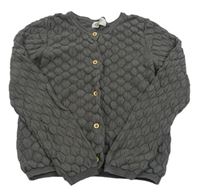 Sivý vzorovaný prepínaci crop sveter H&M