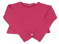 Ružové crop tričko Matalan