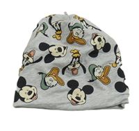 Šedá čepice s Mickeym a kamarády 