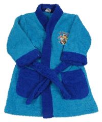 Světlemodro-tmavomodrý chlupatý župan - Tlapková Patrola Nickelodeon