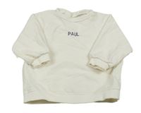 Smotanová mikina s nápisom Zara