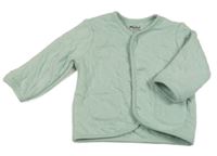 Mintová vzorovaná zateplená prepínaci mikina