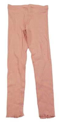 Ružové rebrované legíny F&F