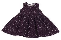 Fialovo-ružové bodkovaná é menšestrové na traké šaty LC Waikiki