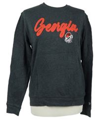 Pánska tmavosivá mikina s nápisom Champion