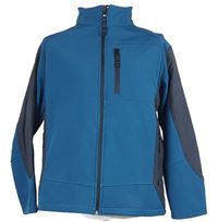 Pánská petrolejovo-tmavošedá softshellová funkční bunda James Pringle 