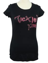 Dámské černé tričko s nápisem George 