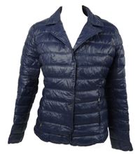 Dámská tmavomodrá šusťáková prošívaná zateplená bunda Jessica Simpson 