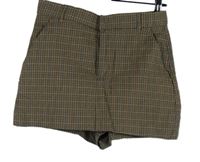 Dámské béžovo-modré kostičkované kraťasy Zara 