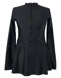 Dámské černé plavkové UV šaty 